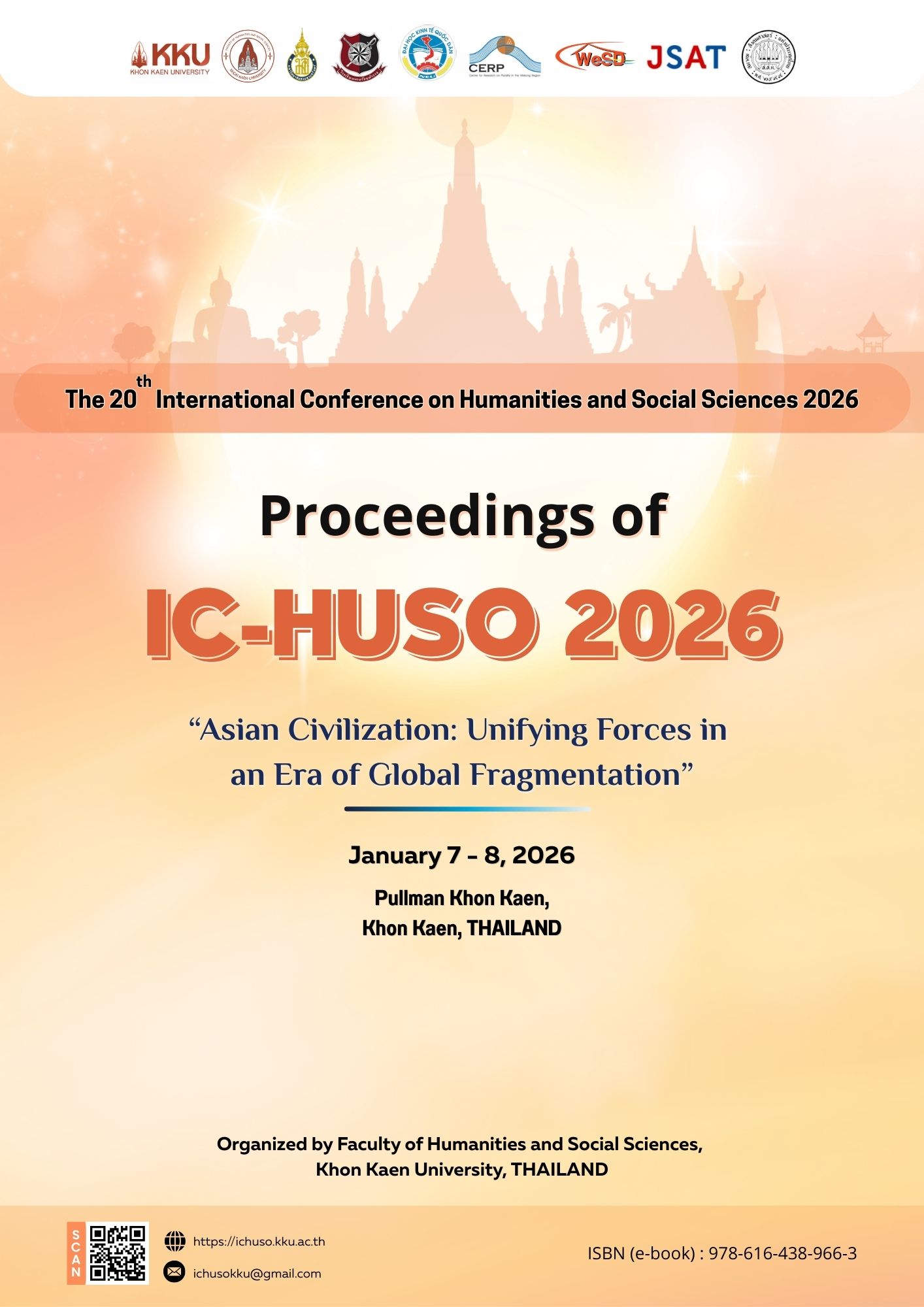 20th International Conference on Humanities and Social Sciences 2026 Proceedings of IC - HUSO 2026